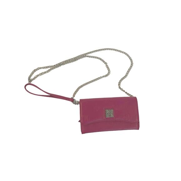 Steve Madden Dark Pink Crossbody and Wristlet Purse - Picture 1 of 10